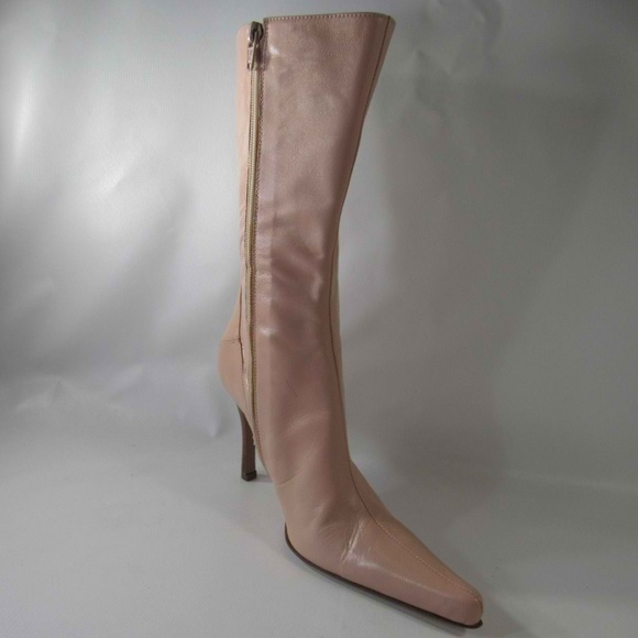 CHARLES DAVID Size 6 Beige Boots Womens B6 E11 - Picture 4 of 8